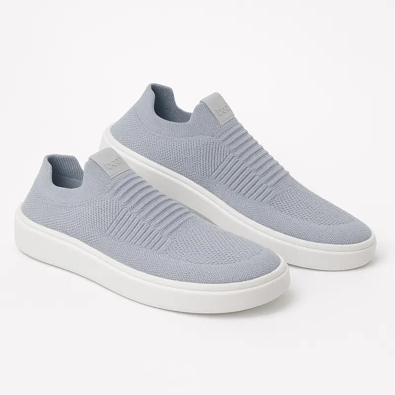 Tênis Knit Masculino - Calce Fácil, Malha Respirável, Super Leve, Flexível e Confortável