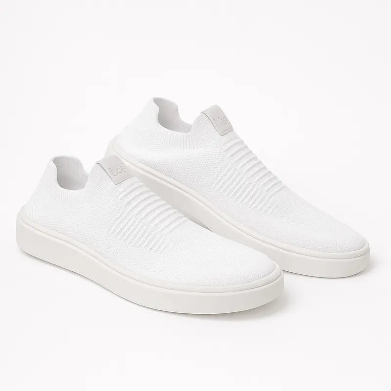 Tênis Knit Masculino - Calce Fácil, Malha Respirável, Super Leve, Flexível e Confortável