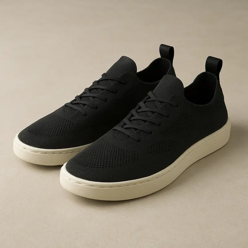 Tênis Masculino Knit - Calce Fácil, Tecido Respirável + Palmilha Ortopédica em Gel Super Conforto