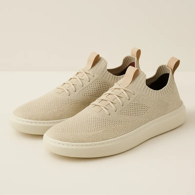 Tênis Masculino Knit - Calce Fácil, Tecido Respirável + Palmilha Ortopédica em Gel Super Conforto