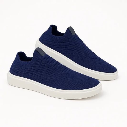 Tênis Knit Masculino - Calce Fácil, Malha Respirável, Super Leve, Flexível e Confortável