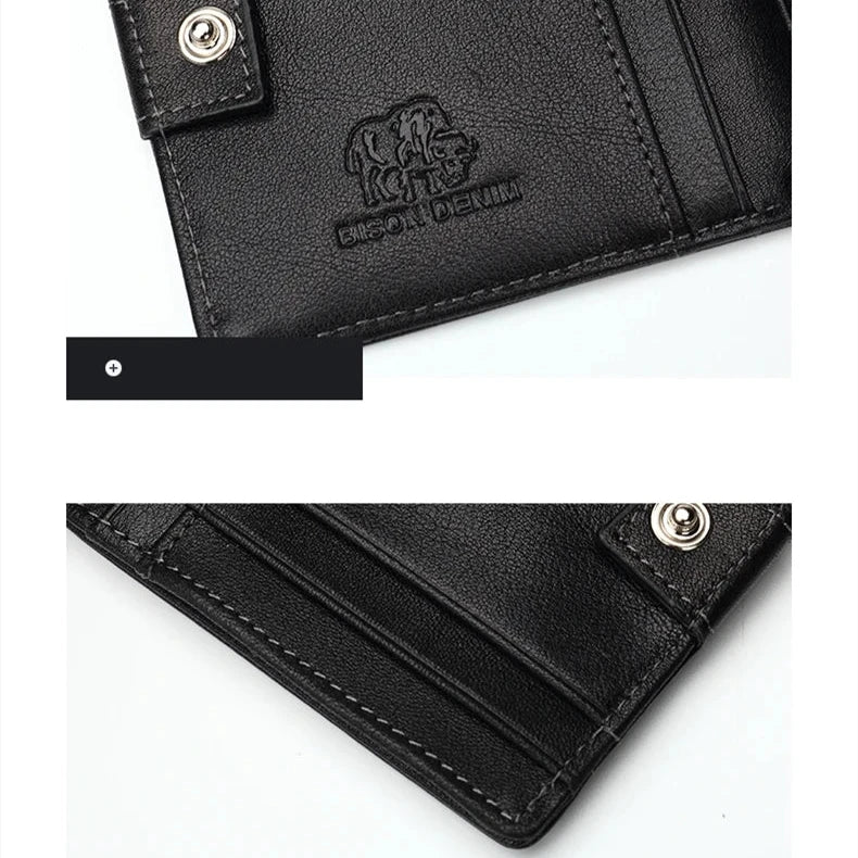 Carteira de Couro Masculina Bison Denim Noruega