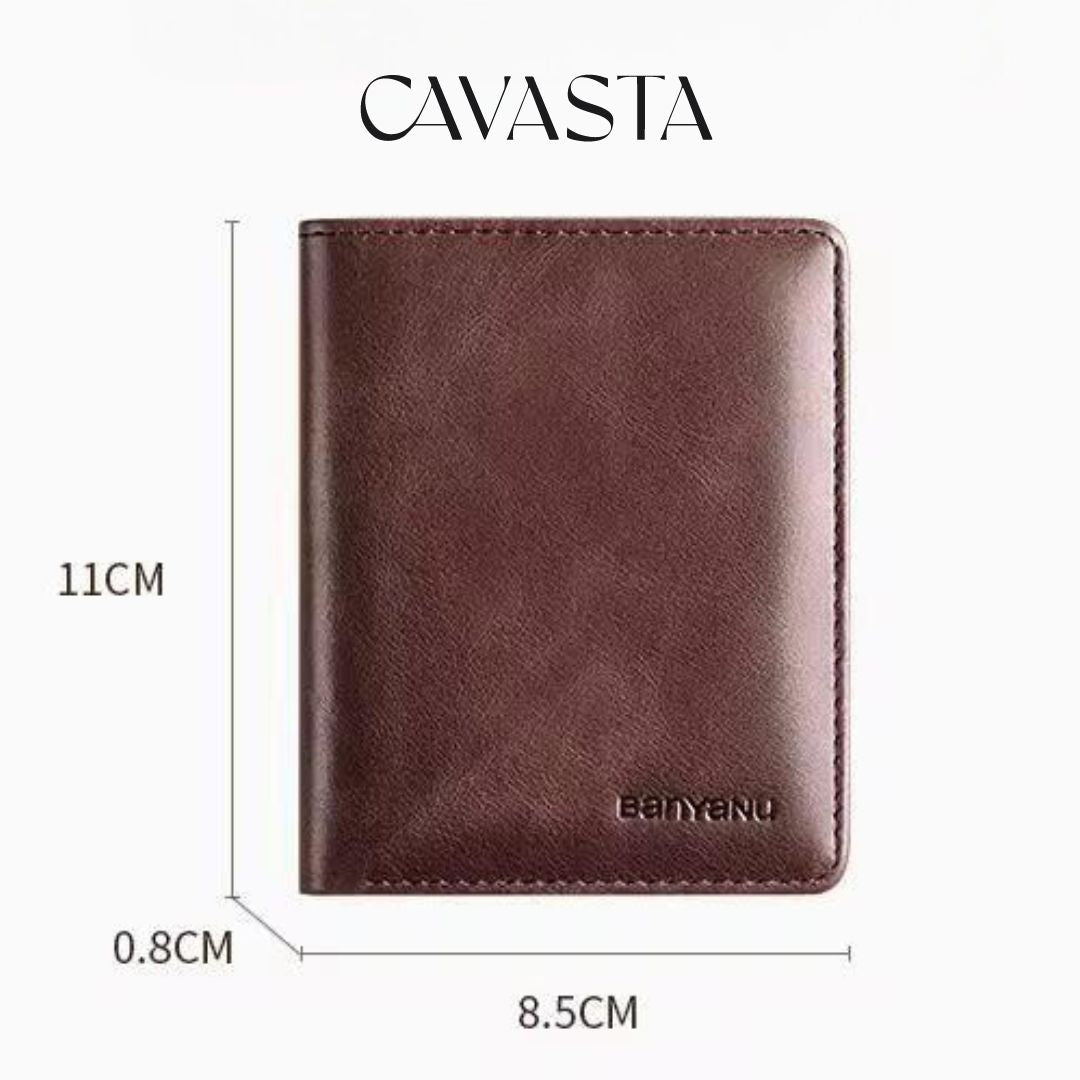 Carteira de Couro Masculina Cavasta Paris