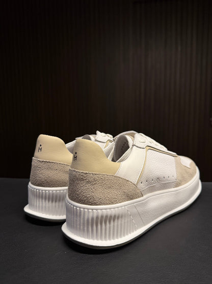 SNEAKER LEXUS PONTO H BRANCO/NATURAL