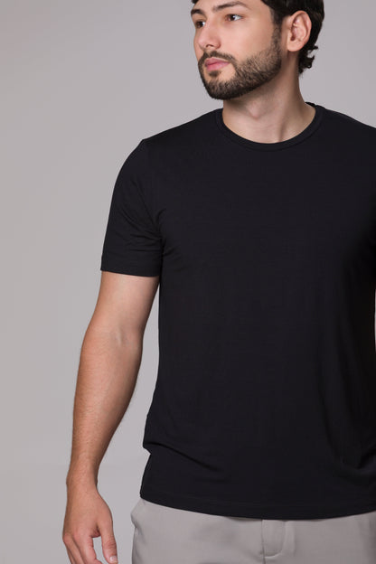 T SHIRT TECH PONTO H PRETO