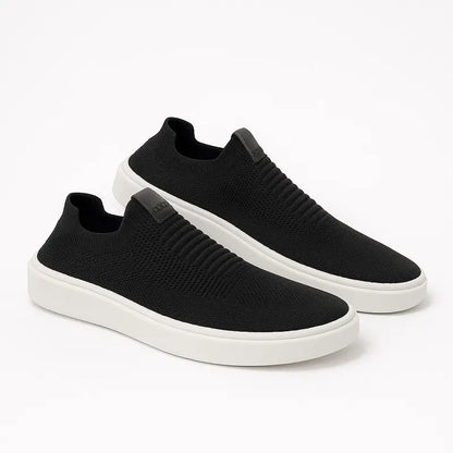Tênis Knit Masculino - Calce Fácil, Malha Respirável, Super Leve, Flexível e Confortável
